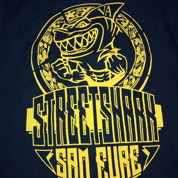 Men’s Black Sam Eure Street Shark Graphic Tee - Picture 3 of 4